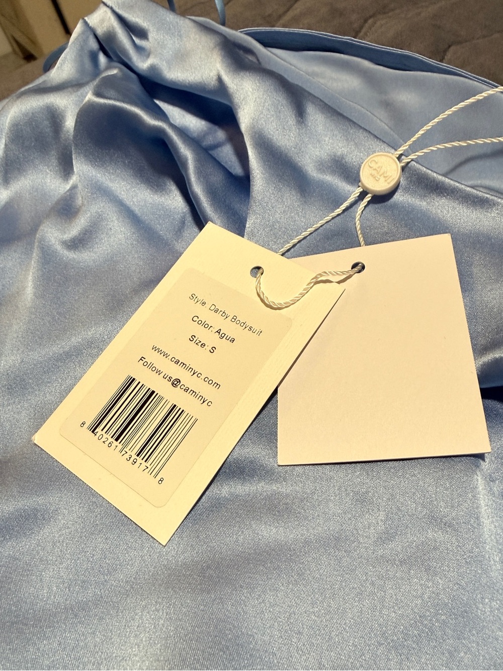 Cami NYC Darby Bodysuit Agua - Picture 3 of 3